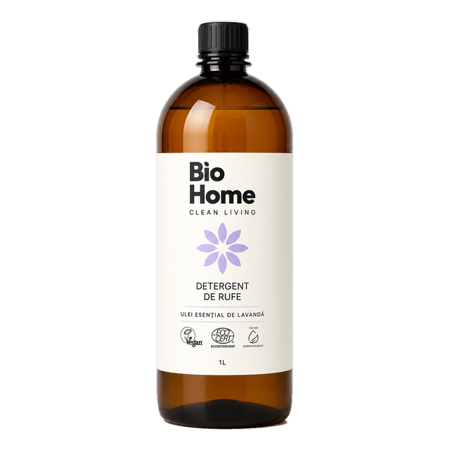 Detergent de rufe bio Lavandă, flacon de 1 litru BioLuxeHome